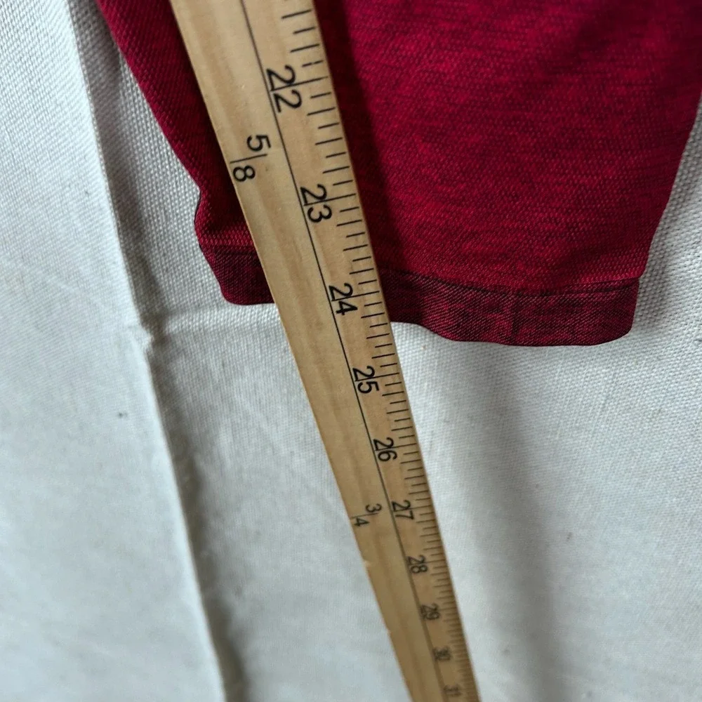 PINK Victoria's‎ Secret Seamless Leggings Maroon Red Heart Detail Womens Large
